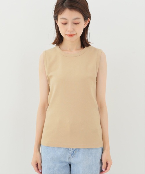 U by SPICK&SPAN(ユーバイスピックアンドスパン)の「ベーシックノースリーブTEE2◆(Tシャツ/カットソー・レディース・ブラック/ベージュ/カーキ・FREE)」の13枚目の写真