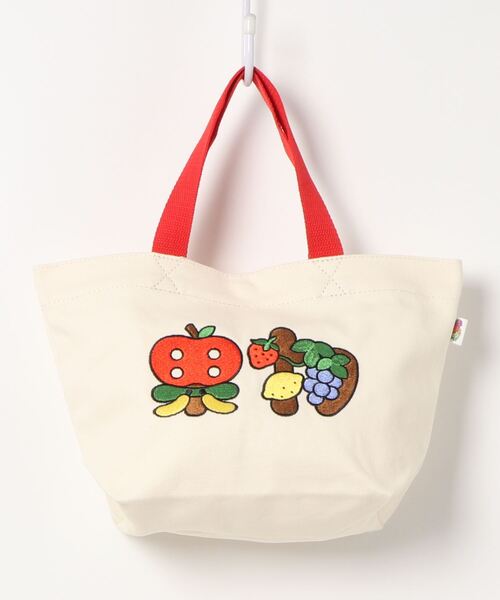 FRUIT OF THE LOOM(フルーツオブザルーム)の「FRUIT OF THE LOOM LIMU 刺繍 MINI TOTE BAG(トートバッグ・メンズ・ブラック/オフホワイト・FREE)」の1枚目の写真