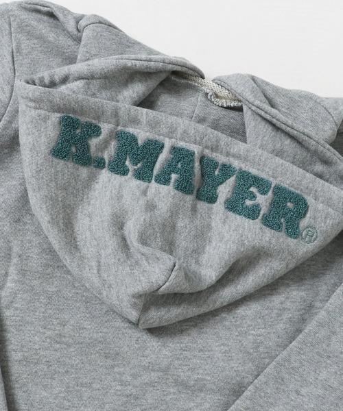 KRIFF MAYER Kid's Collection（クリフメイヤーキッズコレクション）の「裏毛パーカー(フードロゴ)（パーカー・キッズ・ネイビー/カラフル/グリーン/グレー/ベージュ・160/140/120/170/130/150）」の10枚目の写真
