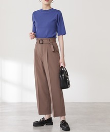 N.（N. Natural Beauty Basic） | ◆バックル付ストレートパンツ(その他パンツ)