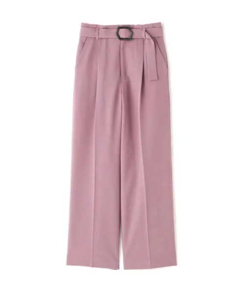 N.（N. Natural Beauty Basic）（エヌエヌナチュラルビューティーベーシック）の「◆バックル付ストレートパンツ（その他パンツ・レディース・ブラウン/ピンク/カーキ系・MEDIUM）」の21枚目の写真