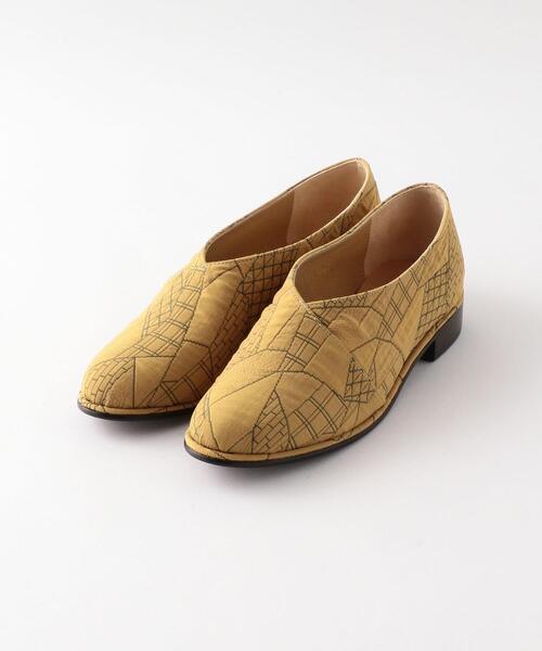 Steven Alan（スティーブンアラン）の「＜Steven Alan＞JACQUARD FLAT SHOES/シューズ（その他シューズ・レディース・ライラック/ブラウン・36h/37h/37/36）」の2枚目の写真