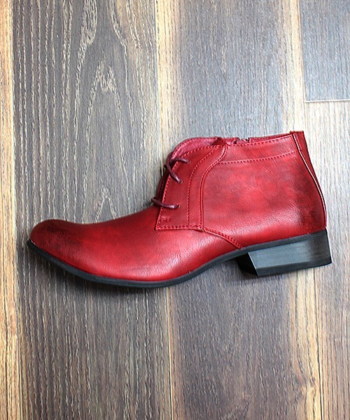 Dedes（デデス）の「Dedes / サイドジップチャッカブーツ (5146)ショートブーツ（ブーツ・メンズ・アイボリー/ブラック/グレー/ブラウン/ダークブラウン/ネイビー/キャメル/レッド・26.5cm/27.0cm/26.0cm/25.5cm/25.0cm）」の8枚目の写真