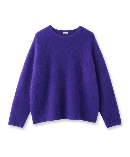 DRESSTERIOR（ドレステリア）の「◆【otonaMUSE/an・an11月号掲載】【WEB限定カラーあり】カシミヤファーニット（ニット/セーター・レディース・オフホワイト/グリーン/パープル系/ラベンダー・38/36）」の5枚目の写真