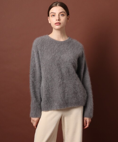 DRESSTERIOR（ドレステリア）の「◆【otonaMUSE/an・an11月号掲載】【WEB限定カラーあり】カシミヤファーニット（ニット/セーター・レディース・オフホワイト/グリーン/パープル系/ラベンダー・38/36）」の15枚目の写真