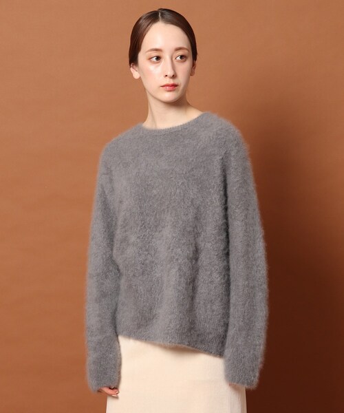 DRESSTERIOR（ドレステリア）の「◆【otonaMUSE/an・an11月号掲載】【WEB限定カラーあり】カシミヤファーニット（ニット/セーター・レディース・オフホワイト/グリーン/パープル系/ラベンダー・38/36）」の13枚目の写真