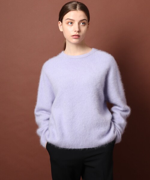 DRESSTERIOR（ドレステリア）の「◆【otonaMUSE/an・an11月号掲載】【WEB限定カラーあり】カシミヤファーニット（ニット/セーター・レディース・オフホワイト/グリーン/パープル系/ラベンダー・38/36）」の11枚目の写真