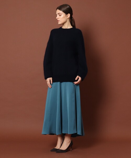 DRESSTERIOR（ドレステリア）の「◆【otonaMUSE/an・an11月号掲載】【WEB限定カラーあり】カシミヤファーニット（ニット/セーター・レディース・オフホワイト/グリーン/パープル系/ラベンダー・38/36）」の9枚目の写真