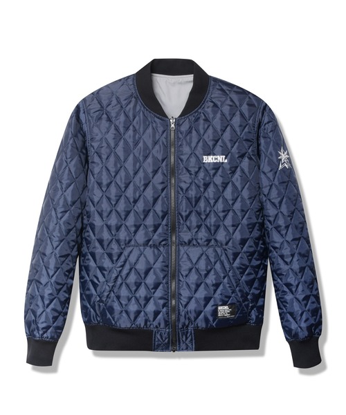 Back Channel（バックチャンネル）の「REVERSIBLE QUILTING JACKET（ブルゾン・メンズ・ブラック/ネイビー/オリーブドラブ・SMALL/MEDIUM/LARGE/X-LARGE/XX-LARGE）」の22枚目の写真