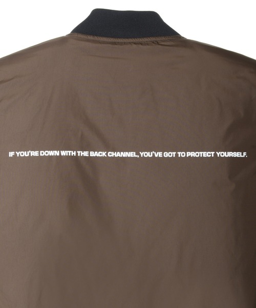 Back Channel（バックチャンネル）の「REVERSIBLE QUILTING JACKET（ブルゾン・メンズ・ブラック/ネイビー/オリーブドラブ・SMALL/MEDIUM/LARGE/X-LARGE/XX-LARGE）」の19枚目の写真