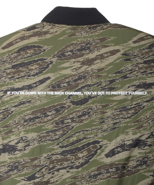 Back Channel（バックチャンネル）の「REVERSIBLE QUILTING JACKET（ブルゾン・メンズ・ブラック/ネイビー/オリーブドラブ・SMALL/MEDIUM/LARGE/X-LARGE/XX-LARGE）」の13枚目の写真