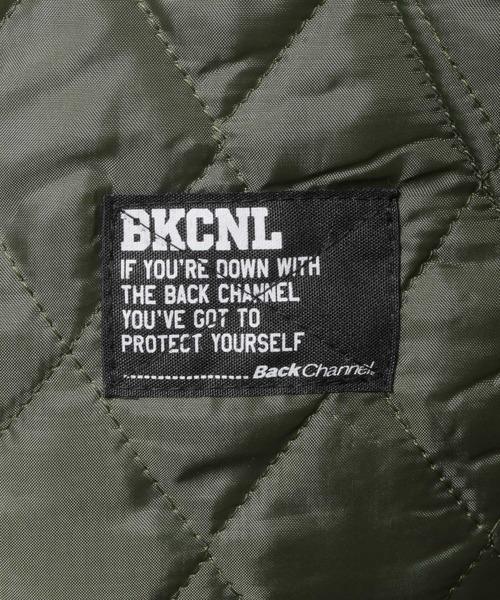 Back Channel（バックチャンネル）の「REVERSIBLE QUILTING JACKET（ブルゾン・メンズ・ブラック/ネイビー/オリーブドラブ・SMALL/MEDIUM/LARGE/X-LARGE/XX-LARGE）」の18枚目の写真