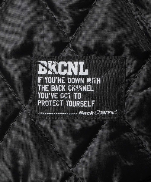 Back Channel（バックチャンネル）の「REVERSIBLE QUILTING JACKET（ブルゾン・メンズ・ブラック/ネイビー/オリーブドラブ・SMALL/MEDIUM/LARGE/X-LARGE/XX-LARGE）」の12枚目の写真