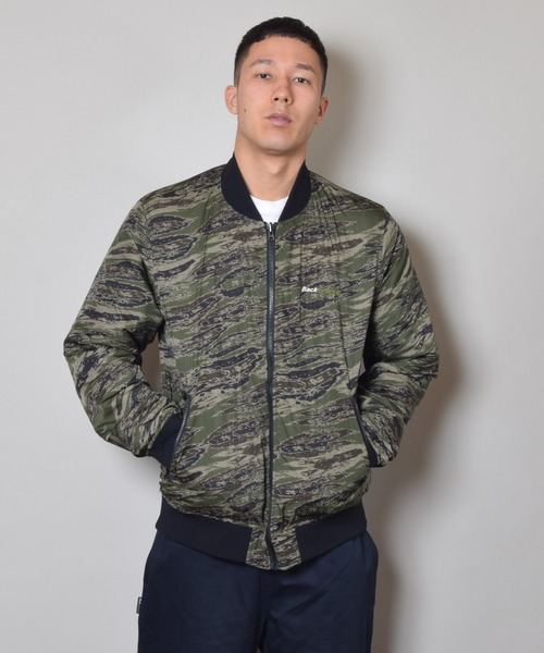 Back Channel（バックチャンネル）の「REVERSIBLE QUILTING JACKET（ブルゾン・メンズ・ブラック/ネイビー/オリーブドラブ・SMALL/MEDIUM/LARGE/X-LARGE/XX-LARGE）」の15枚目の写真