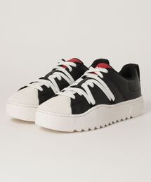 DIESEL | メンズ トラックソール レザースニーカー(スニーカー)