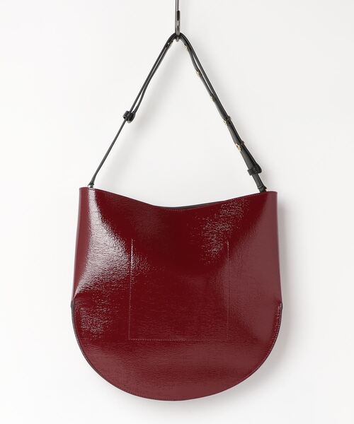 ALLSAINTS(オールセインツ)の「BEAUMONT HOBO(ショルダーバッグ・レディース・レッド系・ONE SIZE)」の4枚目の写真