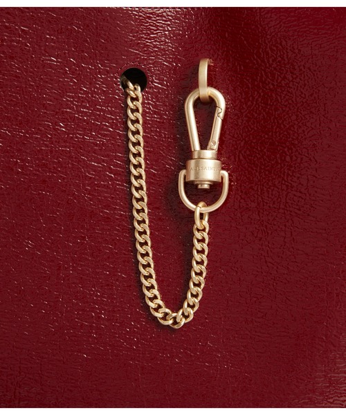 ALLSAINTS(オールセインツ)の「BEAUMONT HOBO(ショルダーバッグ・レディース・レッド系・ONE SIZE)」の9枚目の写真