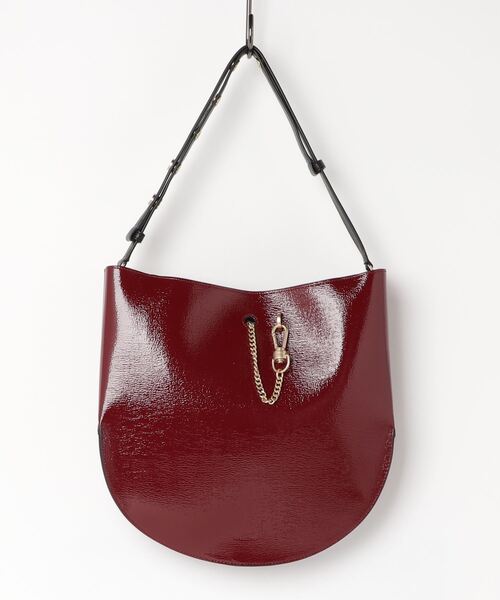 ALLSAINTS(オールセインツ)の「BEAUMONT HOBO(ショルダーバッグ・レディース・レッド系・ONE SIZE)」の6枚目の写真