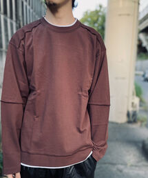 GLOSTER | 【GLOSTER/グロスター】インサイドアウト ロングスリーブTシャツ(Tシャツ/カットソー)