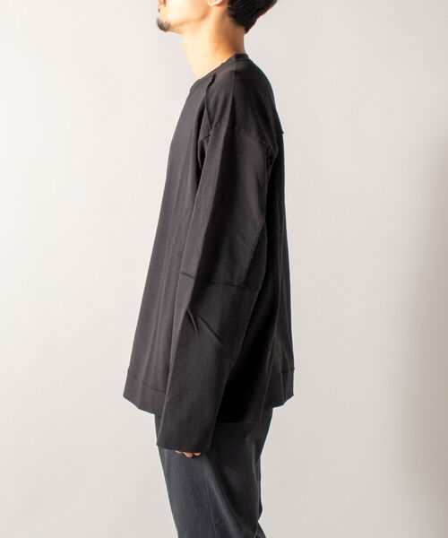 GLOSTER（グロスター）の「【GLOSTER/グロスター】インサイドアウト ロングスリーブTシャツ（Tシャツ/カットソー・メンズ・ホワイト/チャコールグレー/ブラウン・MEDIUM/LARGE）」の20枚目の写真