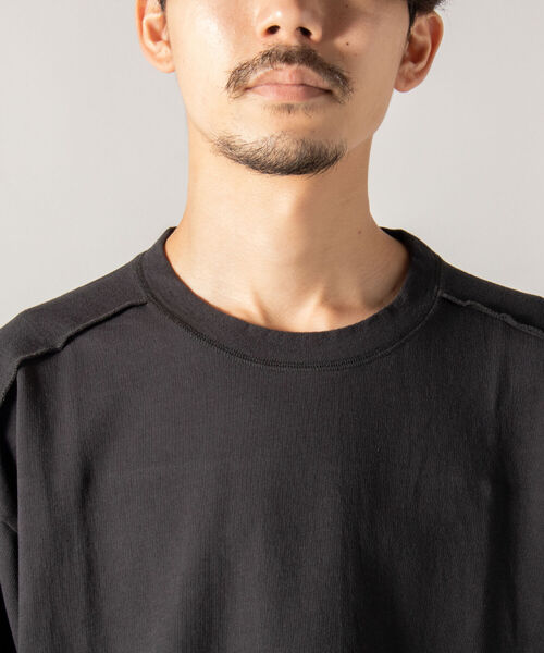 GLOSTER（グロスター）の「【GLOSTER/グロスター】インサイドアウト ロングスリーブTシャツ（Tシャツ/カットソー・メンズ・ホワイト/チャコールグレー/ブラウン・MEDIUM/LARGE）」の22枚目の写真