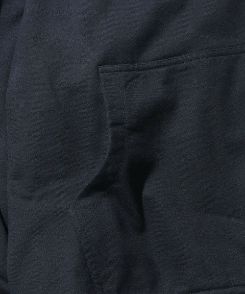 RASSVET / PACCBET(ラスベート)の「PACCBETT/ラスべート MENS COTTON LOGO HOODIE KNIT 刺繍ロゴ パーカー フーディー ビッグシルエット(パーカー・メンズ・ブラック/ブルー・L/M/XL)」の17枚目の写真