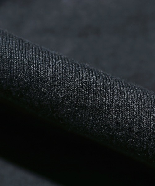 RASSVET / PACCBET(ラスベート)の「PACCBETT/ラスべート MENS COTTON LOGO HOODIE KNIT 刺繍ロゴ パーカー フーディー ビッグシルエット(パーカー・メンズ・ブラック/ブルー・L/M/XL)」の14枚目の写真