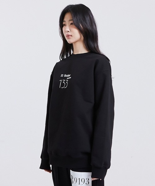 SARANAGI(サラナギ)の「【SARANAGI 】133スウェットシャツ / 133 SWEATSHIRTS(スウェット・レディース・ブラック/グレー・MEDIUM/LARGE)」の3枚目の写真