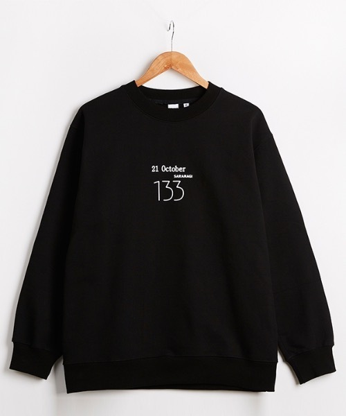 SARANAGI(サラナギ)の「【SARANAGI 】133スウェットシャツ / 133 SWEATSHIRTS(スウェット・レディース・ブラック/グレー・MEDIUM/LARGE)」の4枚目の写真