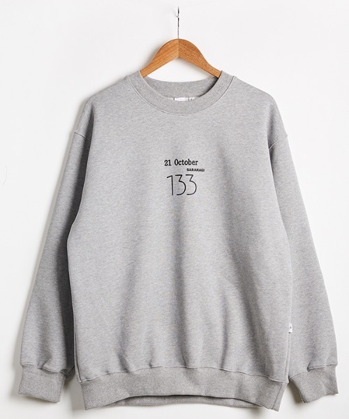 SARANAGI(サラナギ)の「【SARANAGI 】133スウェットシャツ / 133 SWEATSHIRTS(スウェット・レディース・ブラック/グレー・MEDIUM/LARGE)」の7枚目の写真