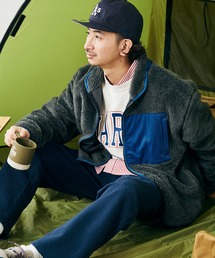 JOURNAL STANDARD relume | オーバーサイズ ボアフリースブルゾン(ブルゾン)