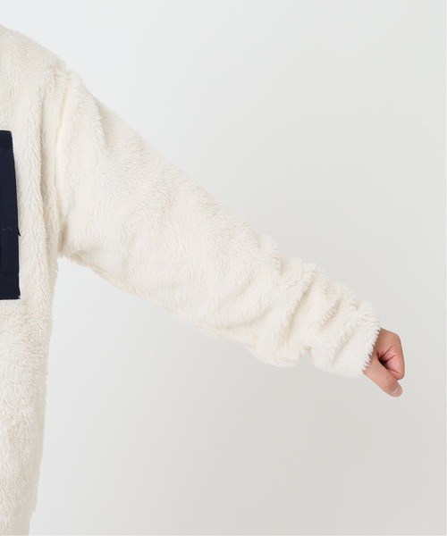 JOURNAL STANDARD relume（ジャーナルスタンダード　レリューム）の「オーバーサイズ ボアフリースブルゾン（ブルゾン・メンズ・ブラック/グレー/ベージュ/ナチュラル・MEDIUM/LARGE）」の21枚目の写真