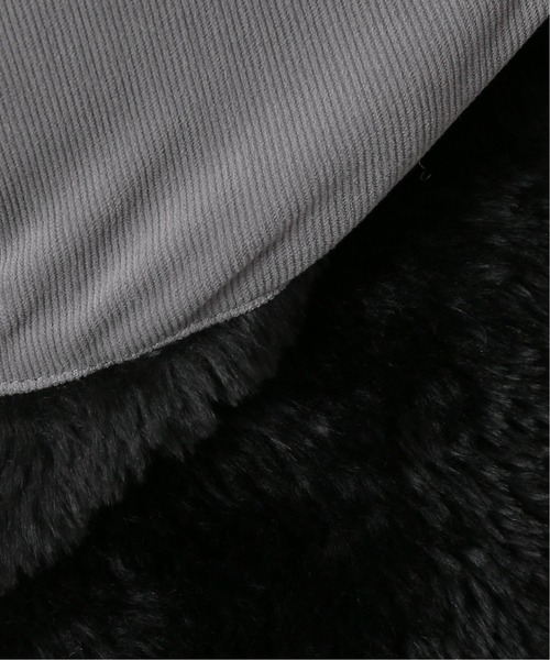 JOURNAL STANDARD relume（ジャーナルスタンダード　レリューム）の「オーバーサイズ ボアフリースブルゾン（ブルゾン・メンズ・ブラック/グレー/ベージュ/ナチュラル・MEDIUM/LARGE）」の22枚目の写真