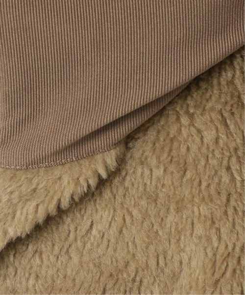 JOURNAL STANDARD relume（ジャーナルスタンダード　レリューム）の「オーバーサイズ ボアフリースブルゾン（ブルゾン・メンズ・ブラック/グレー/ベージュ/ナチュラル・MEDIUM/LARGE）」の9枚目の写真