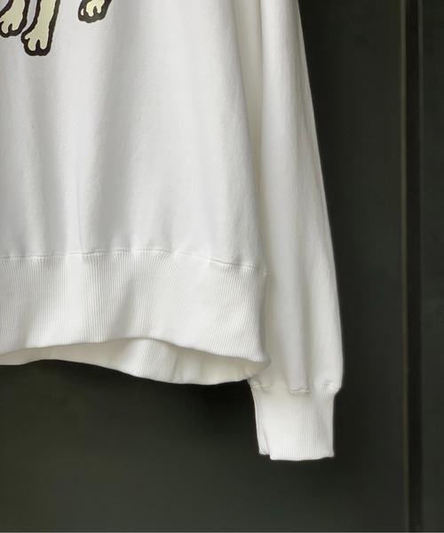 BIAS(バイアス)の「【BIAS】別注ダルメシアンスカルプリントプルオーバーパーカー(パーカー・メンズ・ホワイト・SMALL/MEDIUM/LARGE)」の6枚目の写真