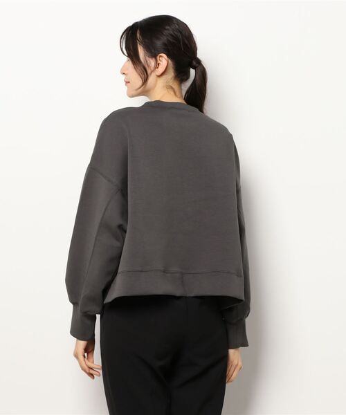 Cheek(チーク)の「ボンディングショート丈プルオーバー(スウェット・レディース・アイボリー/ブラウン/チャコールグレー・MEDIUM)」の8枚目の写真