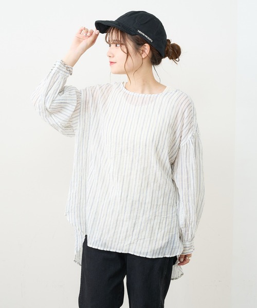 THEATRE PRODUCTS（シアタープロダクツ）の「THEATRE PRODUCTS　LOGO CAP／キャップ（キャップ・レディース・ベージュ/ブラック・FREE）」の6枚目の写真