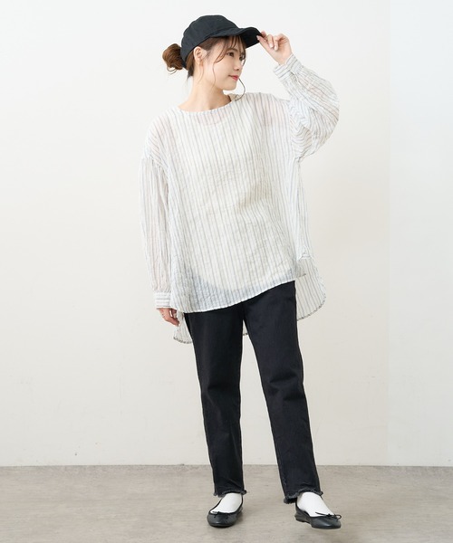 THEATRE PRODUCTS（シアタープロダクツ）の「THEATRE PRODUCTS　LOGO CAP／キャップ（キャップ・レディース・ベージュ/ブラック・FREE）」の8枚目の写真
