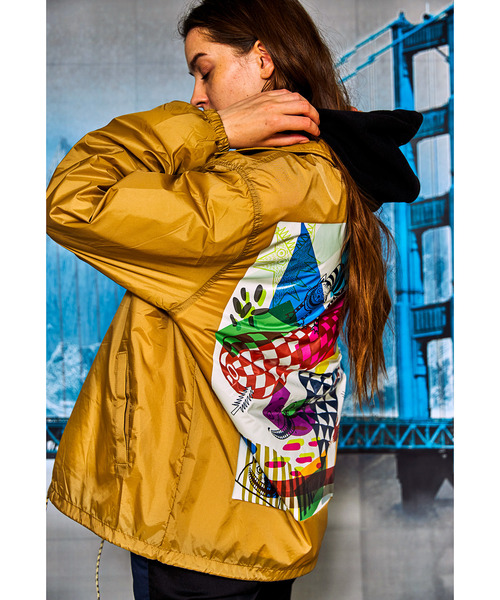 And A(アンドエー)の「AlexanderLeeChang アレキサンダーリーチャン / YOSHI47 COACH JKT 刺繍入り ボア コーチジャケット / AC032108(ブルゾン・メンズ・ブラック/ベージュ/グリーン・1/2/3)」の21枚目の写真