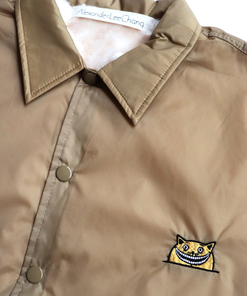And A(アンドエー)の「AlexanderLeeChang アレキサンダーリーチャン / YOSHI47 COACH JKT 刺繍入り ボア コーチジャケット / AC032108(ブルゾン・メンズ・ブラック/ベージュ/グリーン・1/2/3)」の19枚目の写真