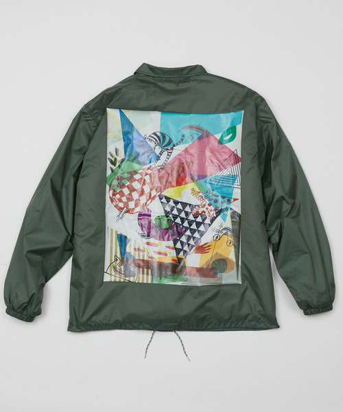 And A(アンドエー)の「AlexanderLeeChang アレキサンダーリーチャン / YOSHI47 COACH JKT 刺繍入り ボア コーチジャケット / AC032108(ブルゾン・メンズ・ブラック/ベージュ/グリーン・1/2/3)」の13枚目の写真