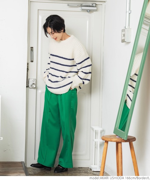 coca（coca）（コカ）の「モヘアタッチボーダーニット（ニット/セーター・レディース・その他・M/L）」の8枚目の写真