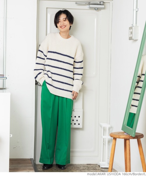 coca（coca）（コカ）の「モヘアタッチボーダーニット（ニット/セーター・レディース・その他・M/L）」の9枚目の写真