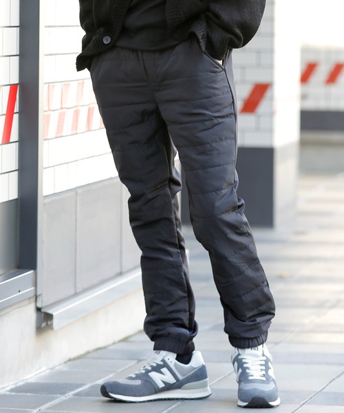 ADMIX/ATELIER SAB MEN（アドミックスアトリエサブメン）の「極暖 ダウンパンツ / ダウンキルティング スキニー ジョガーパンツ（その他パンツ・メンズ・ブラック/チャコールグレー/ベージュ/カーキ/ネイビー・48/50/52）」の10枚目の写真