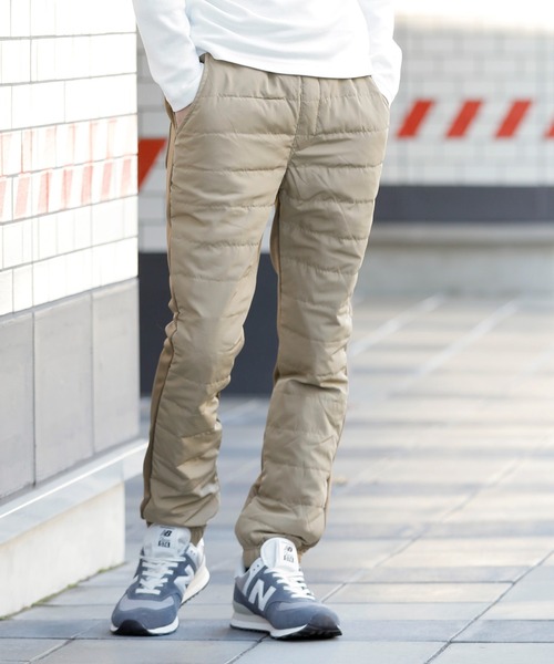 ADMIX/ATELIER SAB MEN（アドミックスアトリエサブメン）の「極暖 ダウンパンツ / ダウンキルティング スキニー ジョガーパンツ（その他パンツ・メンズ・ブラック/チャコールグレー/ベージュ/カーキ/ネイビー・48/50/52）」の13枚目の写真