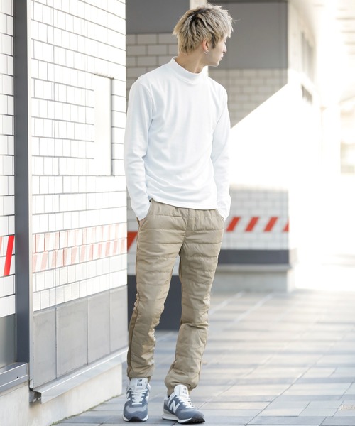 ADMIX/ATELIER SAB MEN（アドミックスアトリエサブメン）の「極暖 ダウンパンツ / ダウンキルティング スキニー ジョガーパンツ（その他パンツ・メンズ・ブラック/チャコールグレー/ベージュ/カーキ/ネイビー・48/50/52）」の15枚目の写真