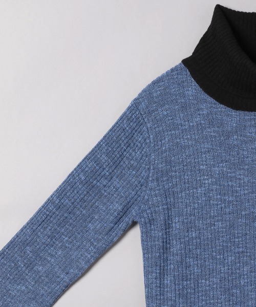 JEANASIS（ジーナシス）の「12GハイショクリブTTL/254753（ニット/セーター・レディース・ブラウン系その他/ブルー系その他/ピンク系その他・FREE）」の9枚目の写真