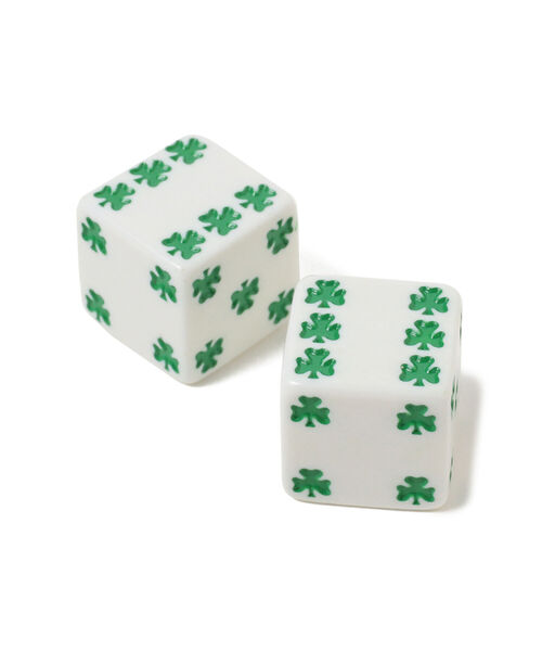 bpr BEAMS(ビーピーアール ビームス )の「Koplow Games / Lucky Shamrock Dice(おもちゃ・メンズ・ホワイト/グリーン・ONE SIZE)」の2枚目の写真