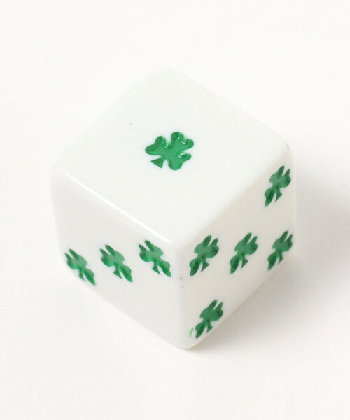 bpr BEAMS(ビーピーアール ビームス )の「Koplow Games / Lucky Shamrock Dice(おもちゃ・メンズ・ホワイト/グリーン・ONE SIZE)」の10枚目の写真