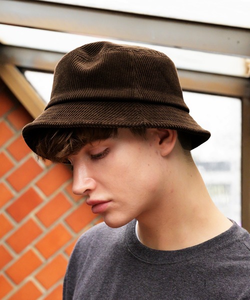 ８(eight)（エイト）の「コーデュロイバケットハット（ハット・メンズ・チャコールグレー/ブラック/ベージュ/ブラウン/アイボリー・FREE）」の4枚目の写真